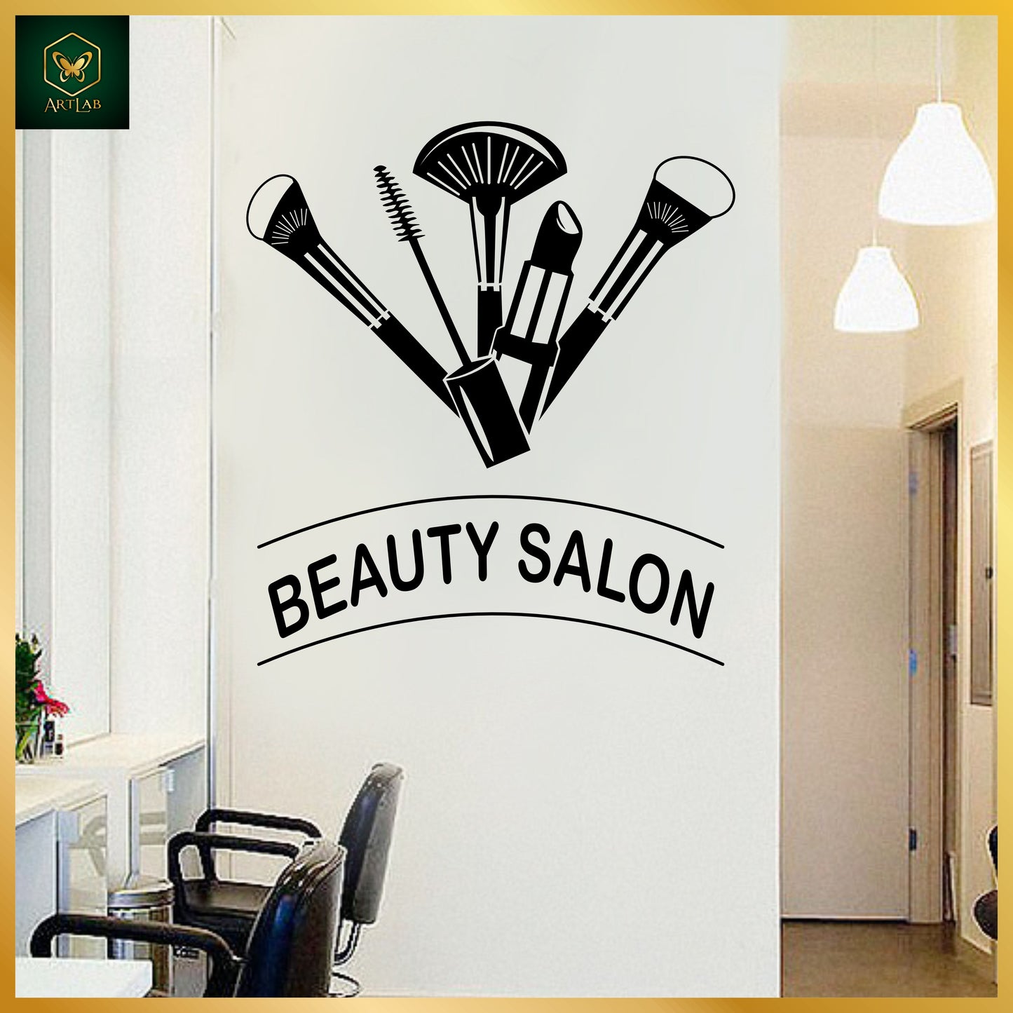 Beauty Salon Acrylic Wall Art
