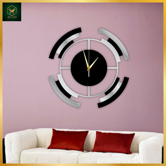 Modern Orbit Wall Clock – Luxury Edition
