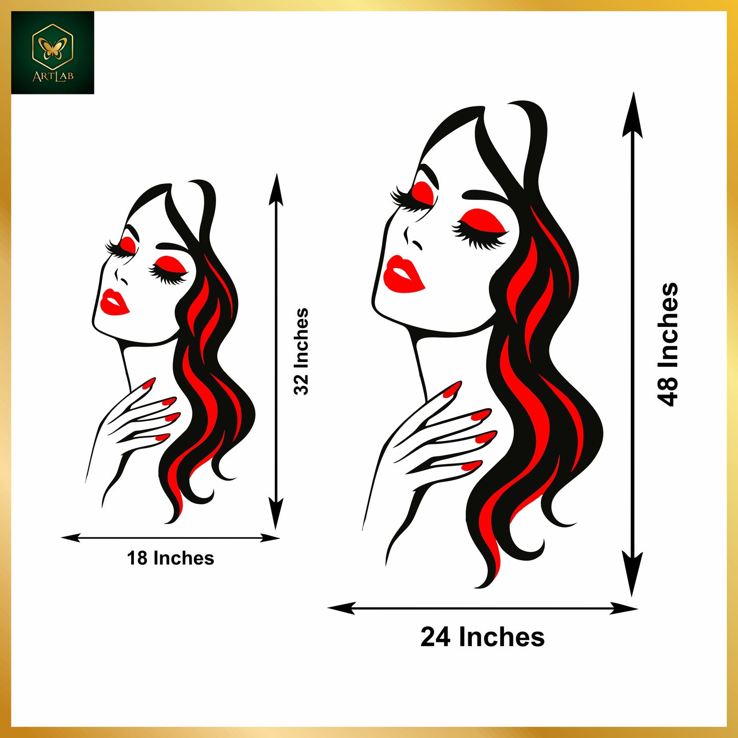 Modern Lady Wall Art