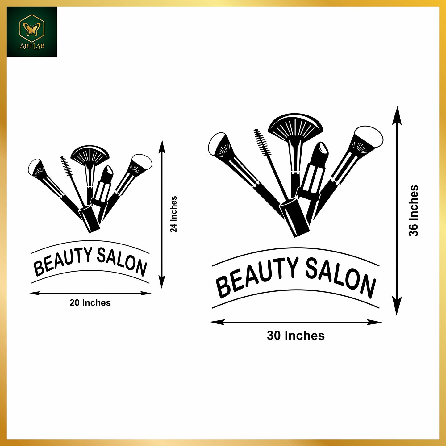 Beauty Salon Acrylic Wall Art