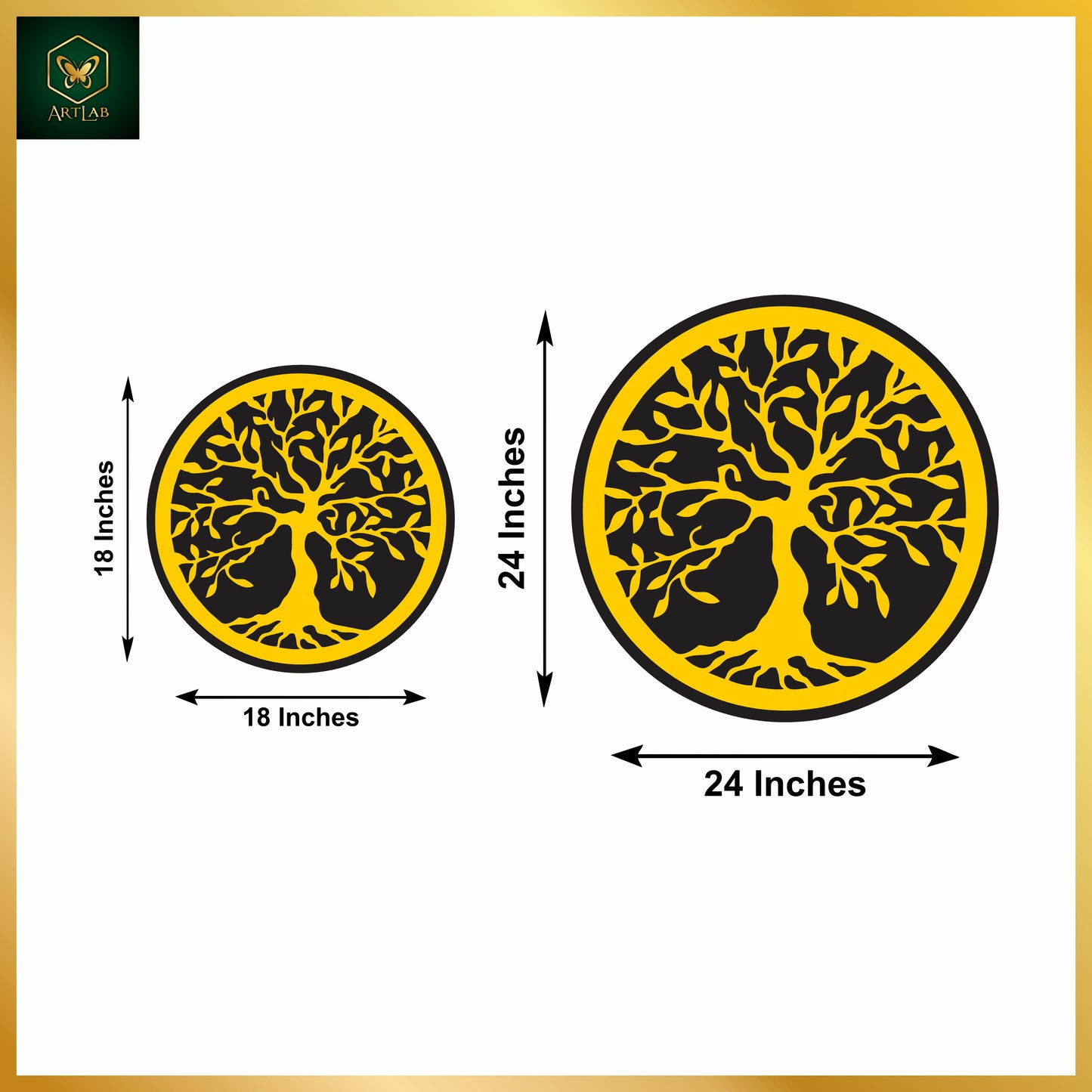 Tree of Life Wall Art β Dual Layer Acrylic Mirror Finish