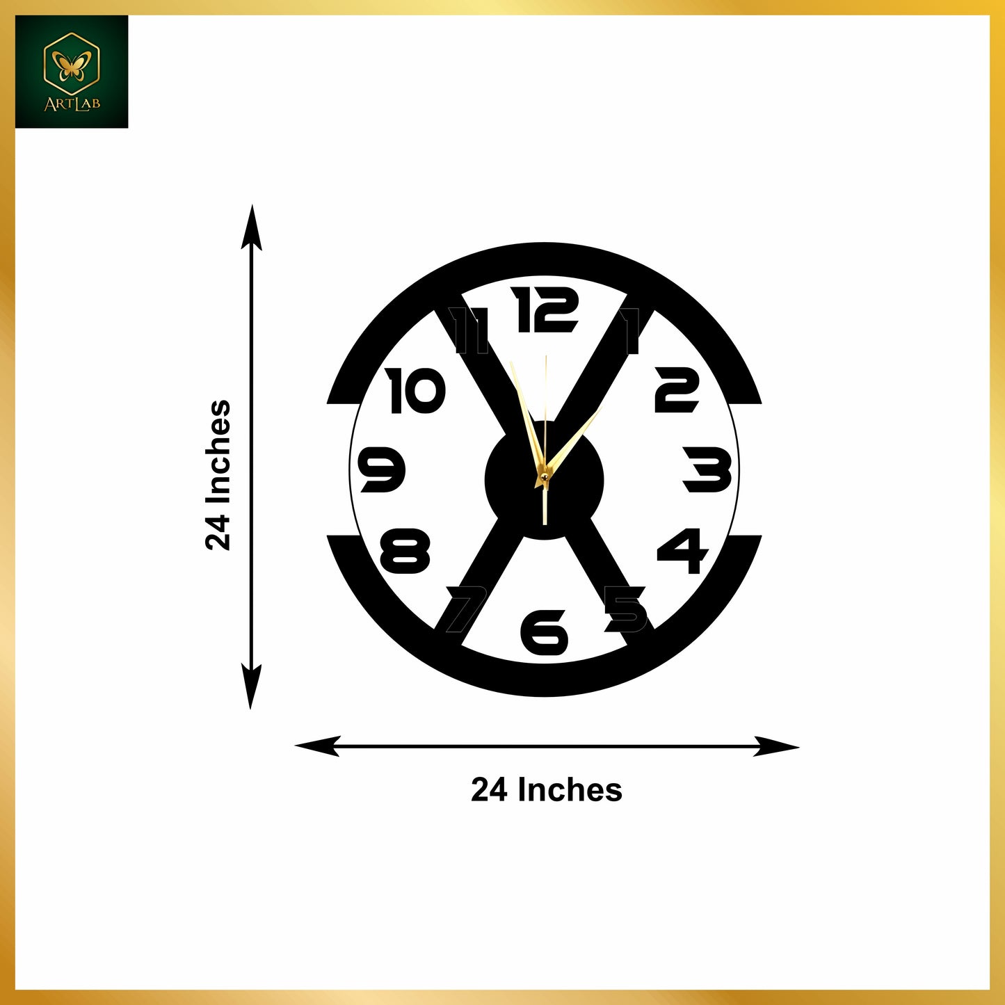 Futuristic Glow Wall Clock β LED Accent Edition