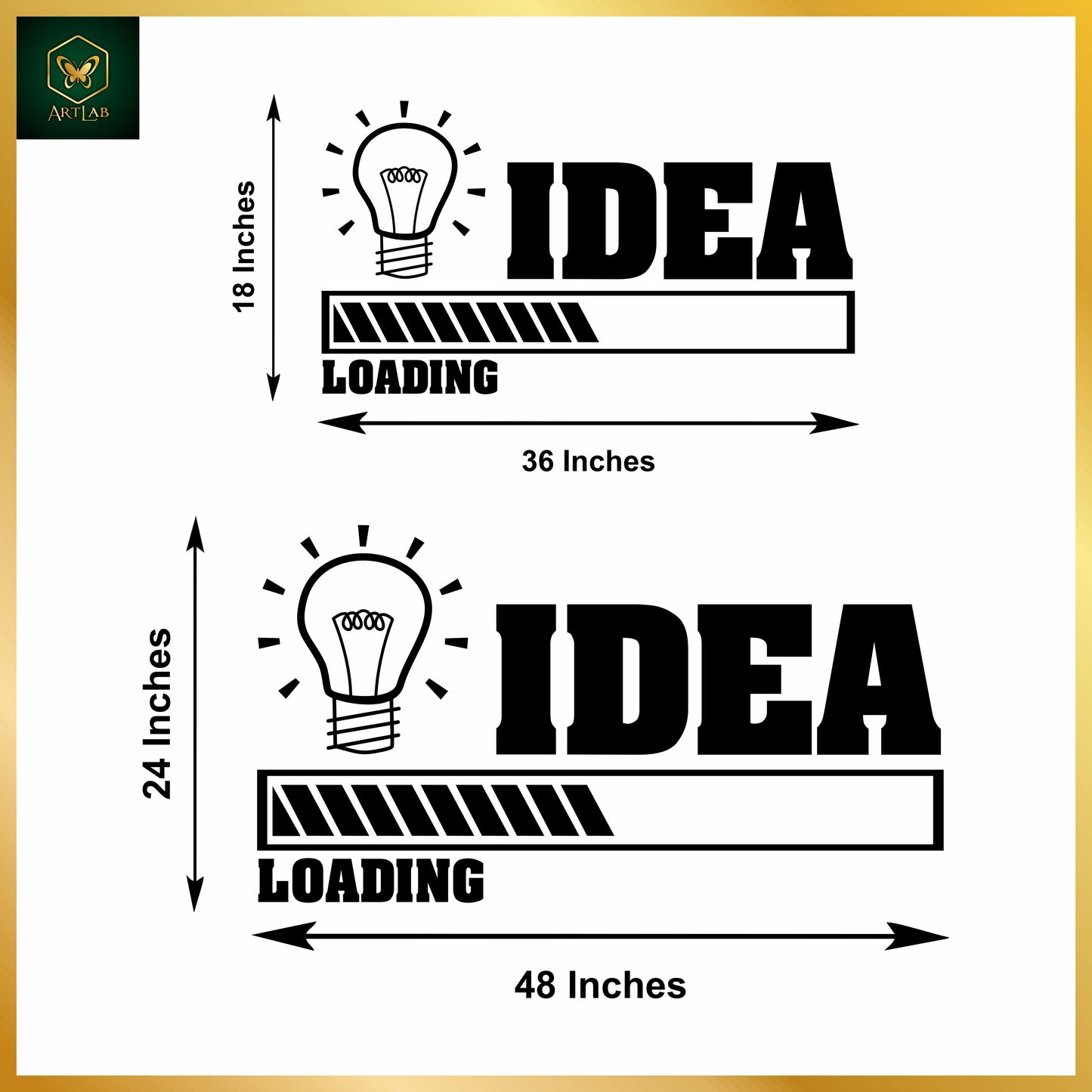 Idea Loading Acrylic Wall Art