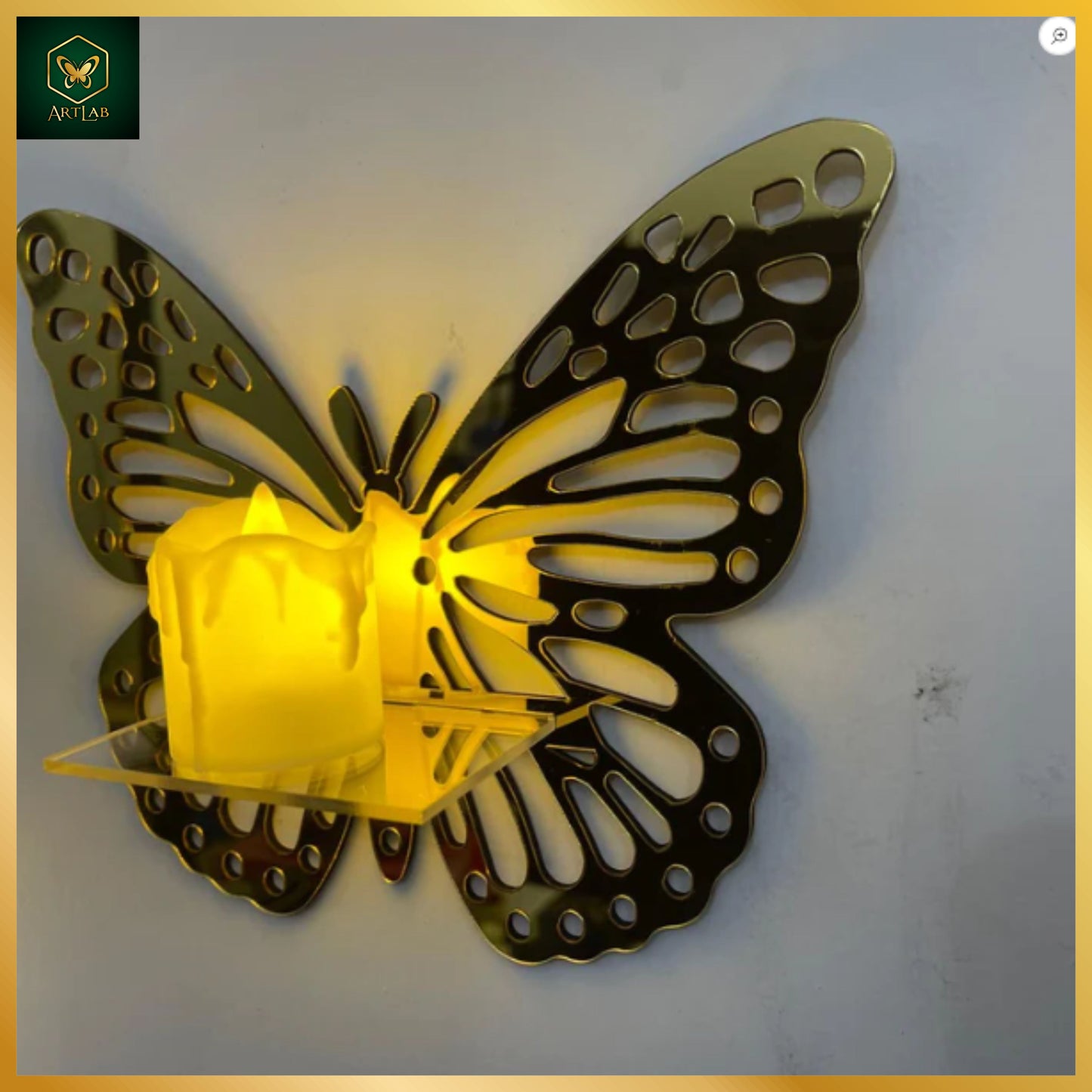 Butterfly Candle Wall Holder Set β 3 Pieces