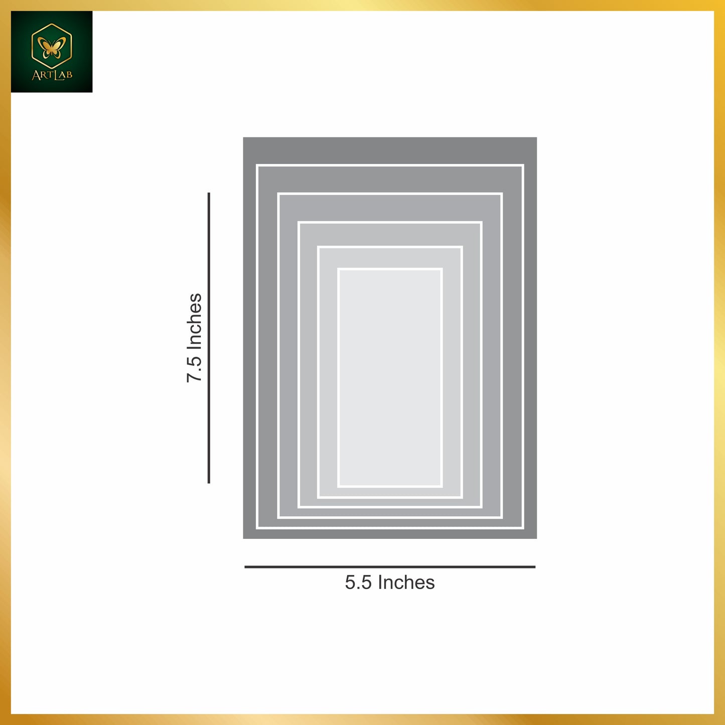 Geometric Rectangle Mirror Wall Art β Modern Luxury Design