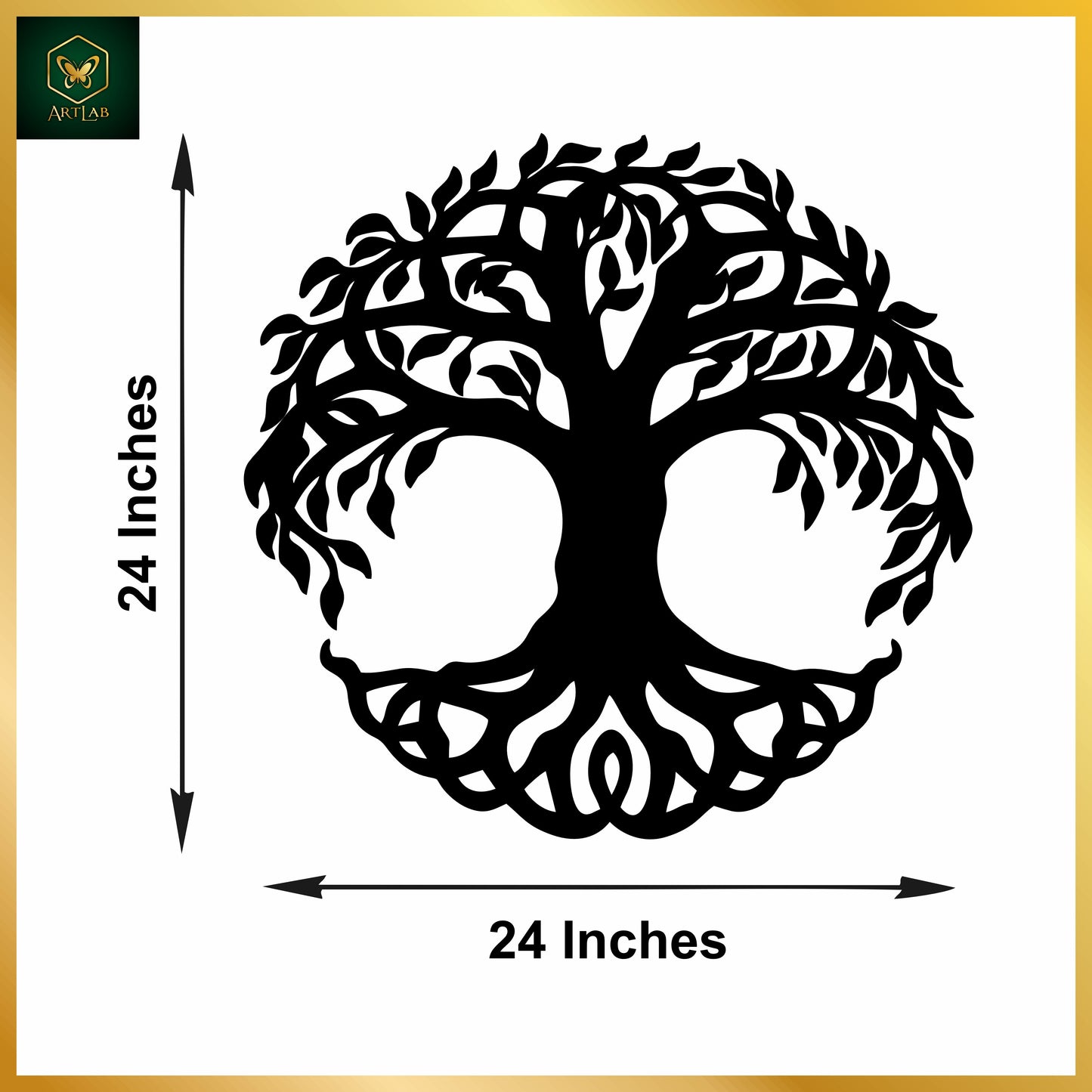Elegant Tree of Life Wall Art β Acrylic Mirror Finish
