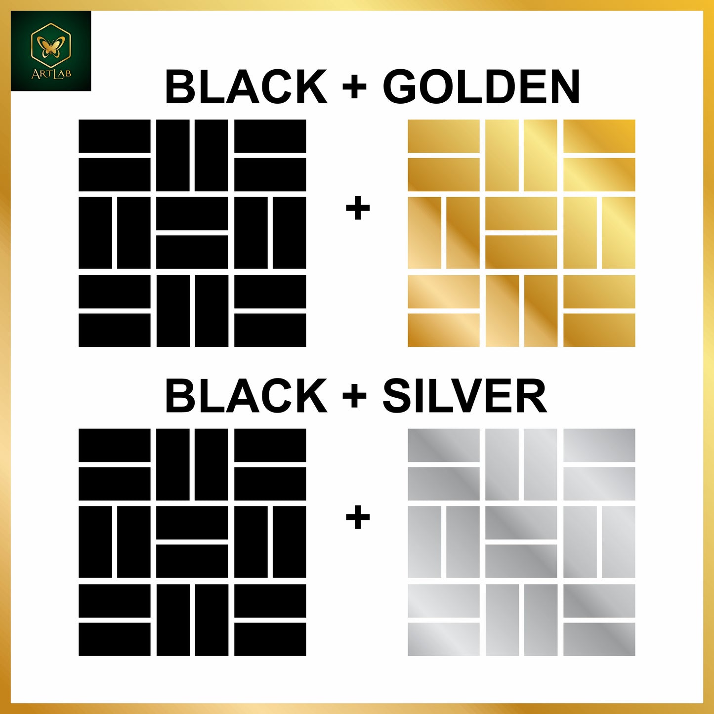Ayat-ul-Kursi Wall Art – Black & Mirror Finish