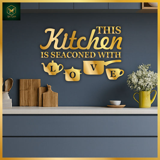 “This Kitchen is Seasoned with Love” Wall Art