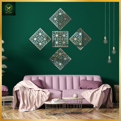 Moroccan Square Mirror Wall Art – Premium Pattern Collection