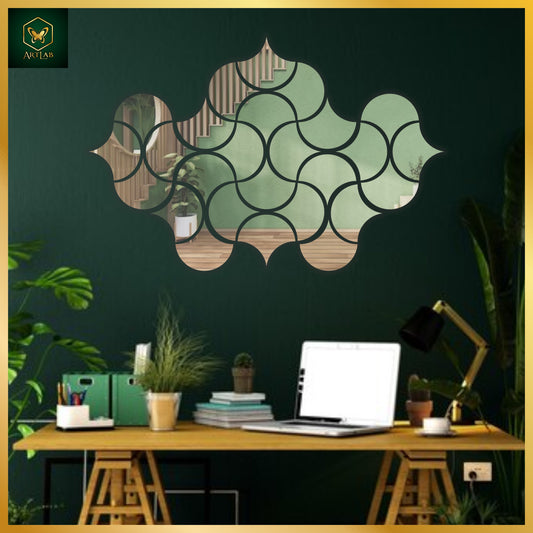 Moroccan Petal Acrylic Mirror Wall Art