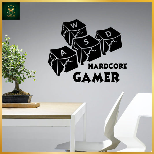 Hardcore Gamer Acrylic Wall Art