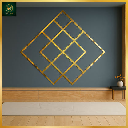 Premium Mirror Strips Wall Décor