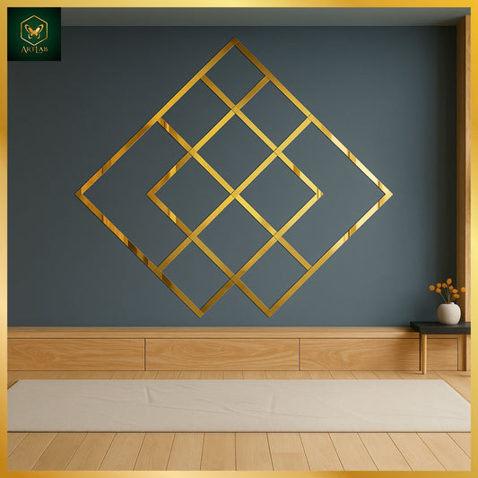 Premium Mirror Strips Wall Décor