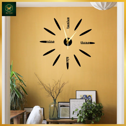 Modern Numeric Wall Clock – Minimal Acrylic Timepiece