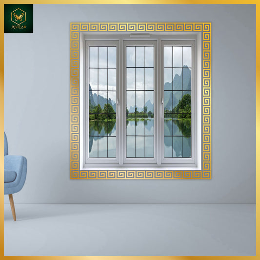 Greek Key Mirror Border – Luxury Wall Décor Trim
