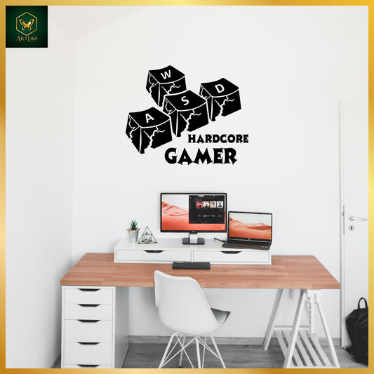 Hardcore Gamer Acrylic Wall Art