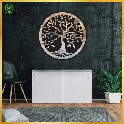 Tree of Life Wall Art – Dual Layer Acrylic Mirror Finish