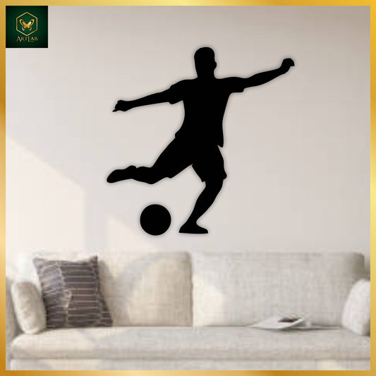 Football Player Wall Art – Acrylic Mirror Finish