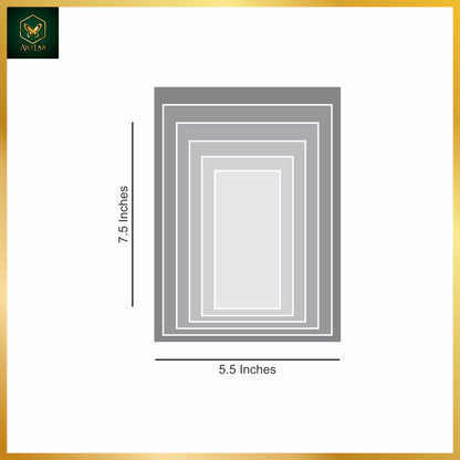 Geometric Rectangle Mirror Wall Art – Modern Luxury Design