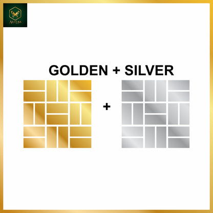 Radiant Circle Mirror Wall Art – Golden Aura Design